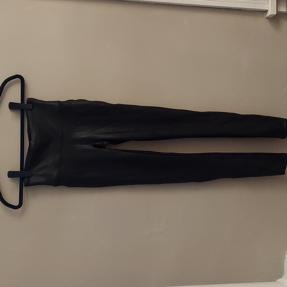 SPANX Black Faux Leather Leggings - Picture 5 of 14